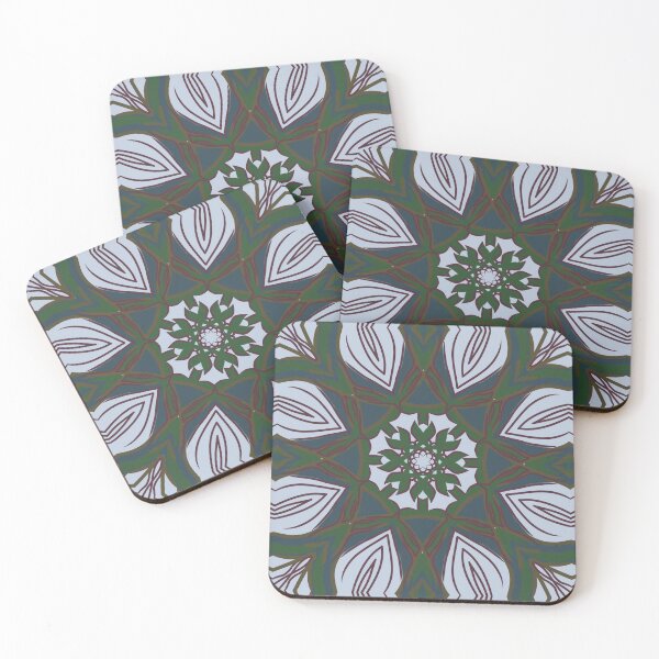 Item preview, Seamless pattern design of an abstract forest floor designed and sold by Shape-And-Color.