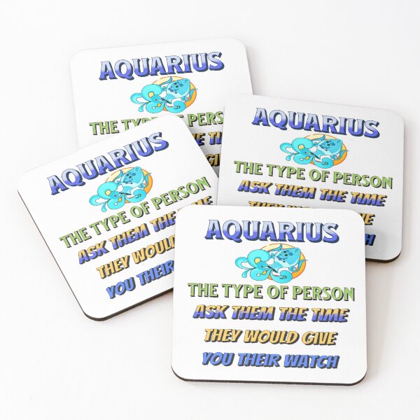 Item preview, Aquarius, Ask Them The Time, They'd Give You Their Watch designed and sold by Handyhouse.