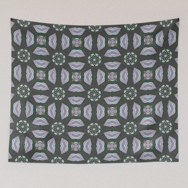 Item preview, Seamless pattern design of an abstract forest floor designed and sold by Shape-And-Color.