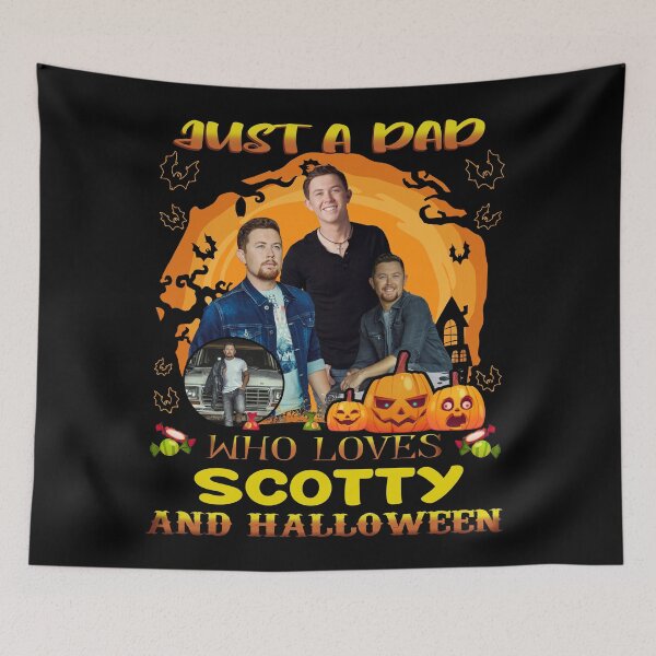 Item preview, Just A Dad Who Loves Scotty And Halloween designed and sold by ToukaFujihisa.