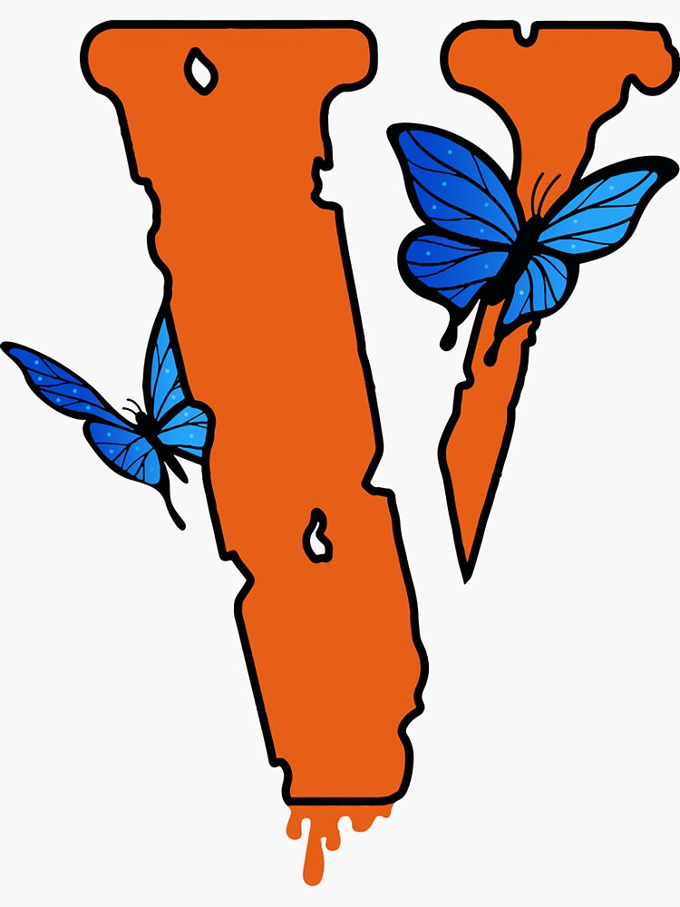 juice wrld butterfly vlone
