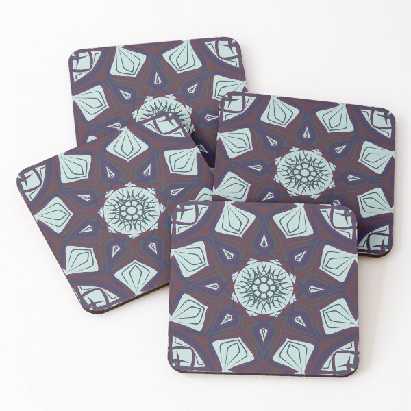 Item preview, Mystical flower mandala seamless pattern designed and sold by Shape-And-Color.