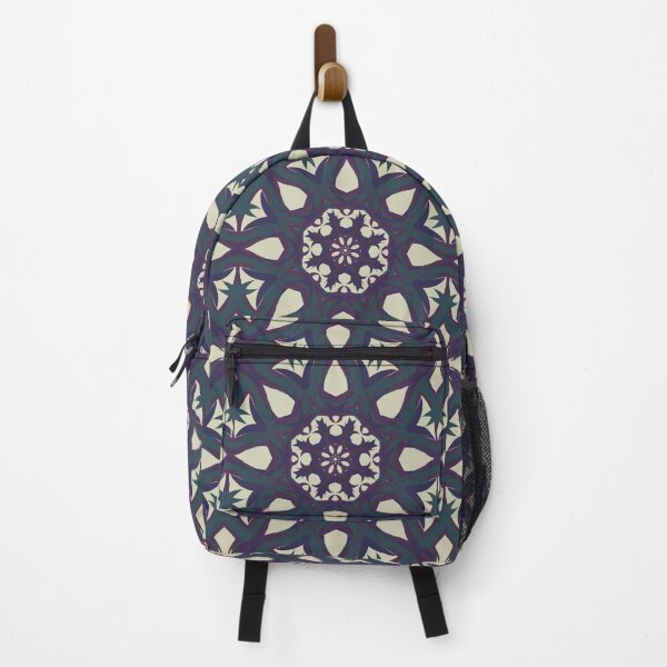 Item preview, Nature inspired symmetric flower mandala pattern designed and sold by Shape-And-Color.