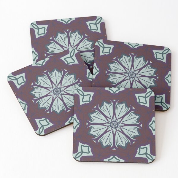 Item preview, Intricate seamless pattern with lineart line art outline designed and sold by Shape-And-Color.