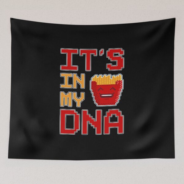 Item preview, Its In My Dna Pixel Art Fry French Fries designed and sold by Printed-Memes.
