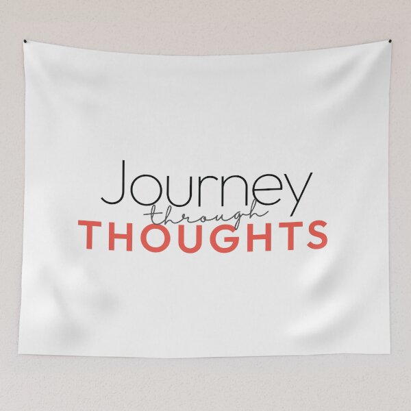 Aperçu de l'œuvre Journey Through Thoughts Quote créée et vendue par Nadheesh.