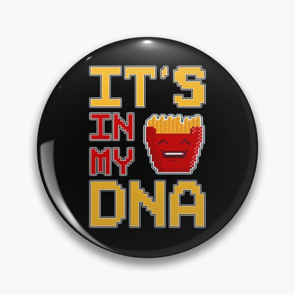 Item preview, Its In My Dna Pixel Art Fry French Fries designed and sold by Printed-Memes.