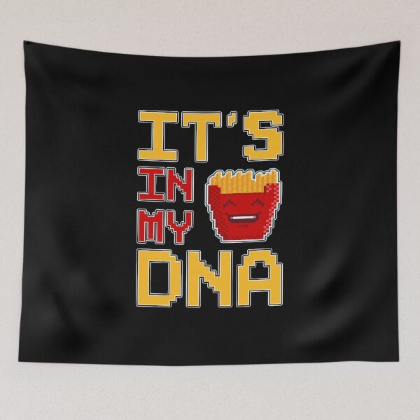 Item preview, Its In My Dna Pixel Art Fry French Fries designed and sold by Printed-Memes.