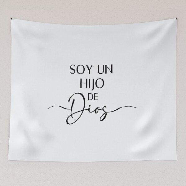 Item preview, Soy un hijo de Dios, Spanish Christian Quote designed and sold by Aryam Quotes.