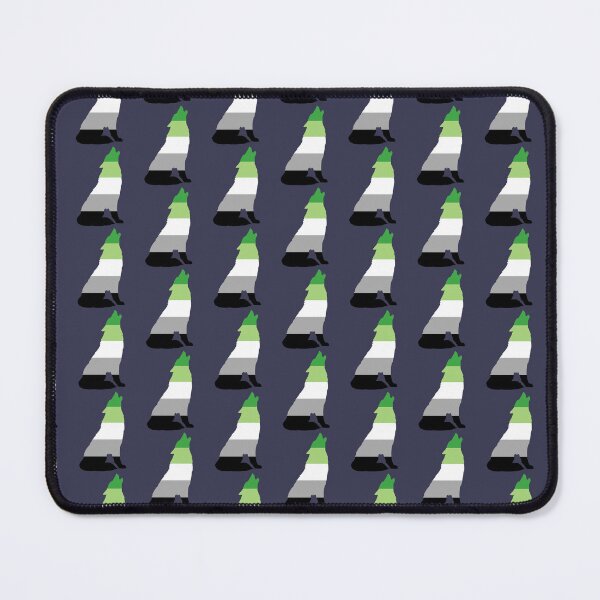 Item preview, Wolf Aromantic Pride Background designed and sold by MMwolfdogden.