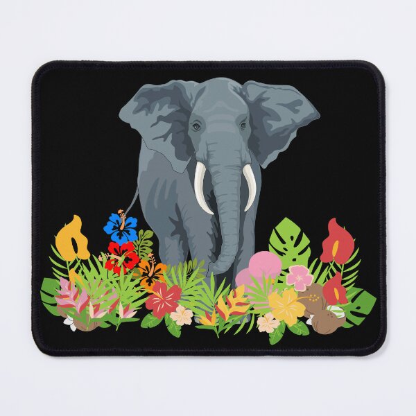 Artikelvorschau, Elefant in Blumen entworfen und verkauft von RiadMannan.