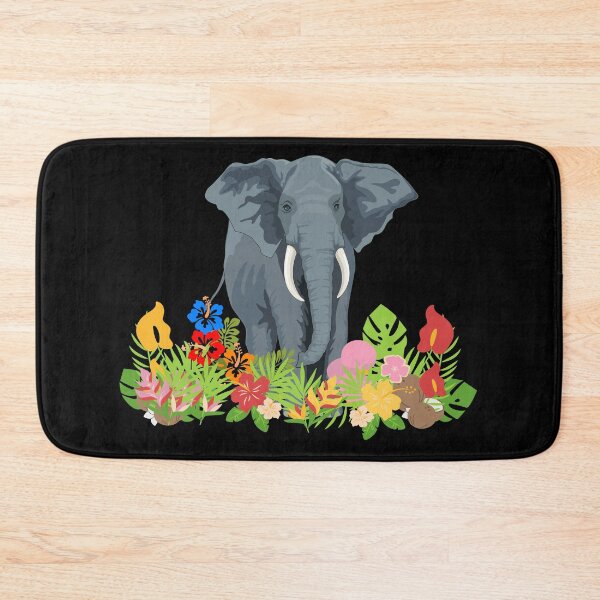 Item preview, Elephant in Flowers designed and sold by RiadMannan.