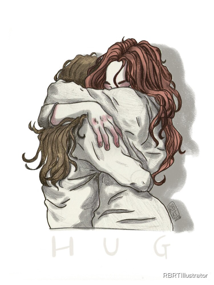 Thumbnail 4 of 4, iPhone Case, Hug designed and sold by RBRTIllustrator.