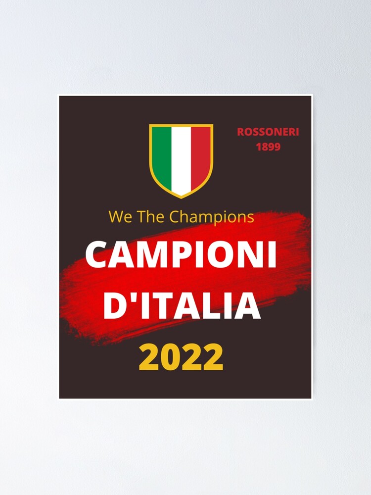 ac Milan champions 2022 | Poster