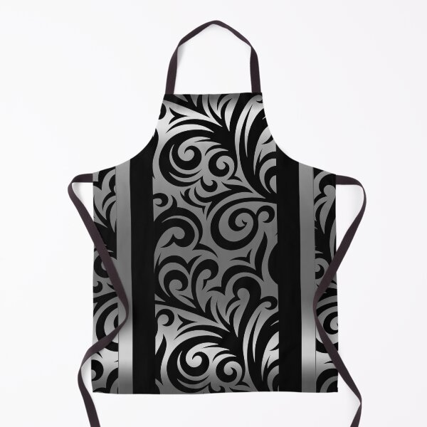 Artikelvorschau, Schwarz und Silber Swirl Pattern entworfen und verkauft von DonnaSiggy.