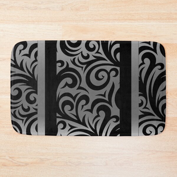 Item preview, Black and Silver Swirl Pattern designed and sold by DonnaSiggy.