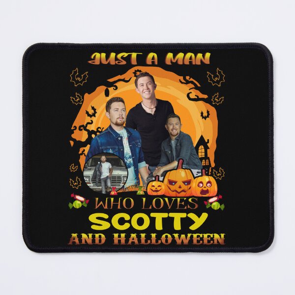 Item preview, Just A Man Who Loves Scotty And Halloween designed and sold by ToukaFujihisa.