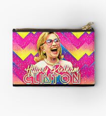Hillary Rodham Clinton Rocks 80s Flare Zipper Pouch