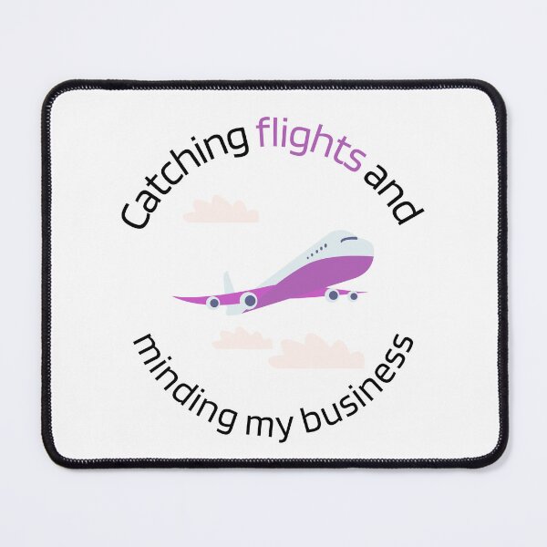 Artikelvorschau, Flüge erwischen und mich um meine Angelegenheiten kümmern - Pink Plane, Business Minded entworfen und verkauft von AmbiguNation.