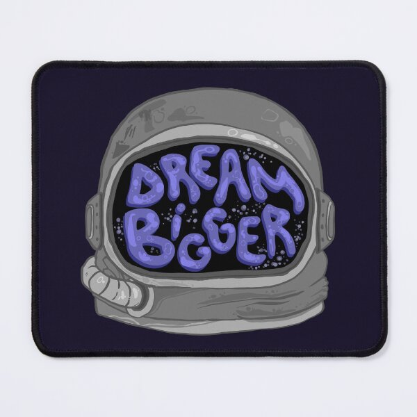 Item preview, ‘Dream Bigger’ Astronaut Helmet designed and sold by PumpkinChum.