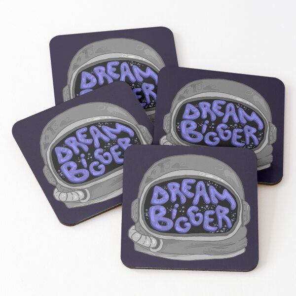 Item preview, ‘Dream Bigger’ Astronaut Helmet designed and sold by PumpkinChum.