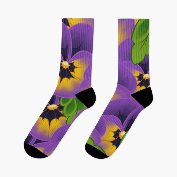 Item preview, Viola tricolor - Purple flower designed and sold by MinEkkoArt.