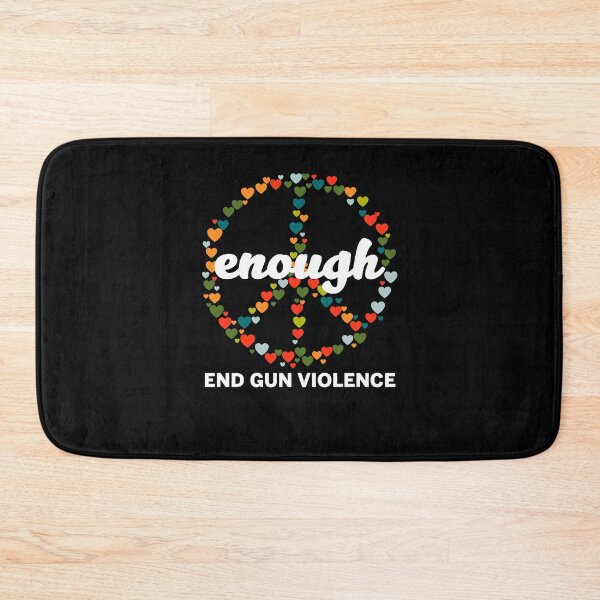 Item preview, Wear Orange Peace sign Enough End Gun Violence designed and sold by margeretelser.
