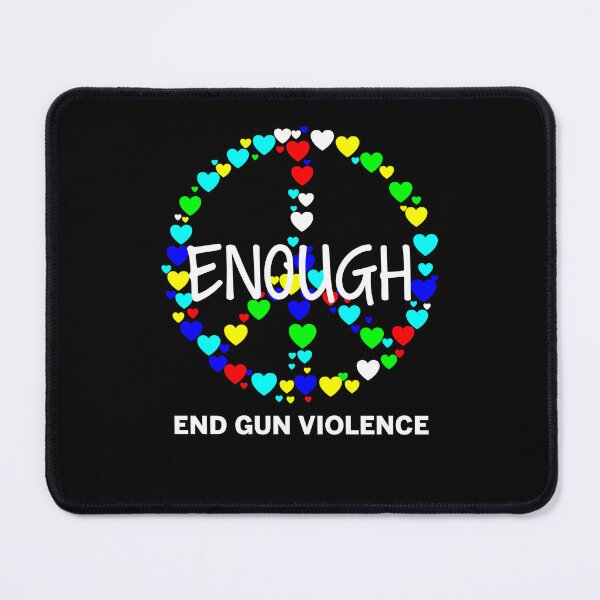 Item preview, Wear Orange Peace sign Enough End Gun Violence designed and sold by margeretelser.