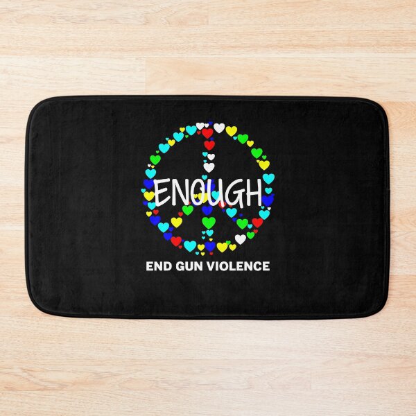 Item preview, Wear Orange Peace sign Enough End Gun Violence designed and sold by margeretelser.