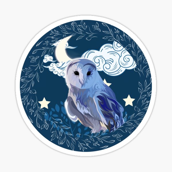 Moonlit Woods Collection - Tilly the Academically Average Owl Sticker