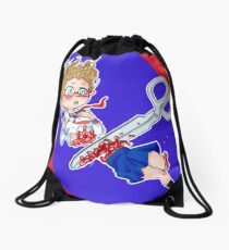 Papercut Drawstring Bag