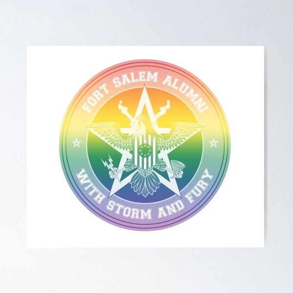 Item preview, Fort Salem Alumni - With Storm And Fury pride colors designed and sold by missninjacookie.