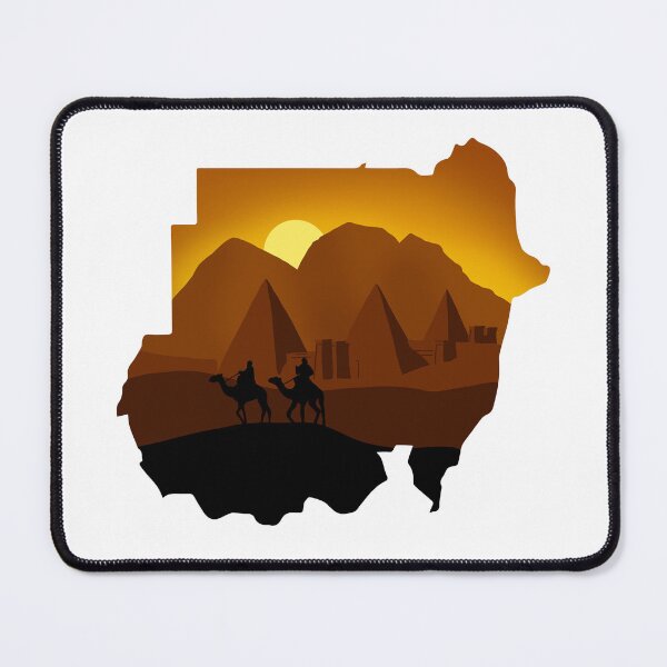 Item preview, Sudan, map and landscape designed and sold by landscapeworlds.