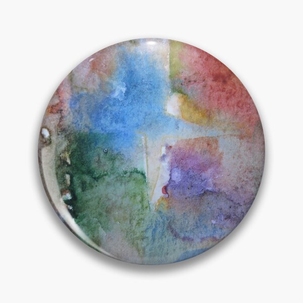 Item preview, Summer Gardens abstract watercolor painting closeup #2 designed and sold by ChillonLeachArt.