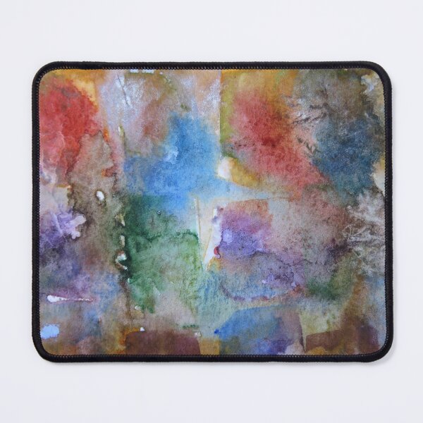Item preview, Summer Gardens abstract watercolor painting closeup #2 designed and sold by ChillonLeachArt.