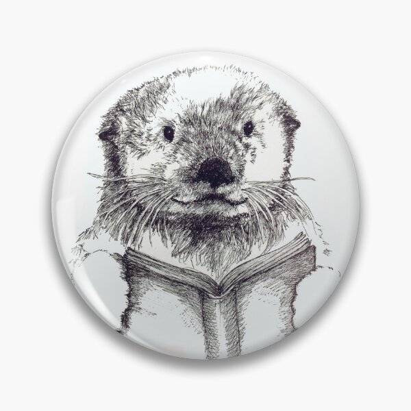 Item preview, Reading with Otters designed and sold by Artbyreets.