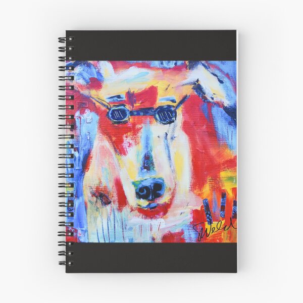 Item preview, Woof - Funky Dog in Glasses designed and sold by Sharon Welch.