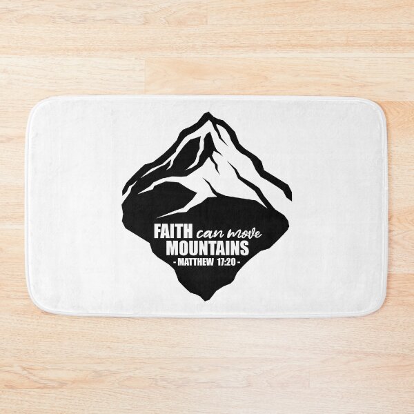 Item preview, FAITH CAN MOVE MOUNTAINS designed and sold by AnaelDraw.