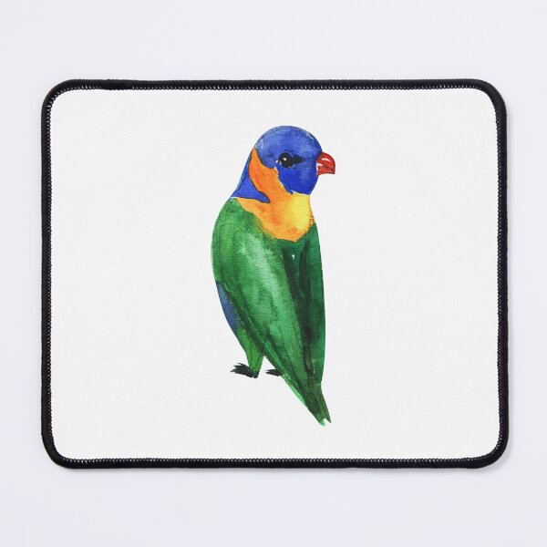 Item preview, Cute Australian Rainbow Lorikeet, Rainbow Lorikeet Watercolor, Colorful Native Australian Birds, Watercolor Rainbow Lorikeet Illustration designed and sold by Paintcorner.