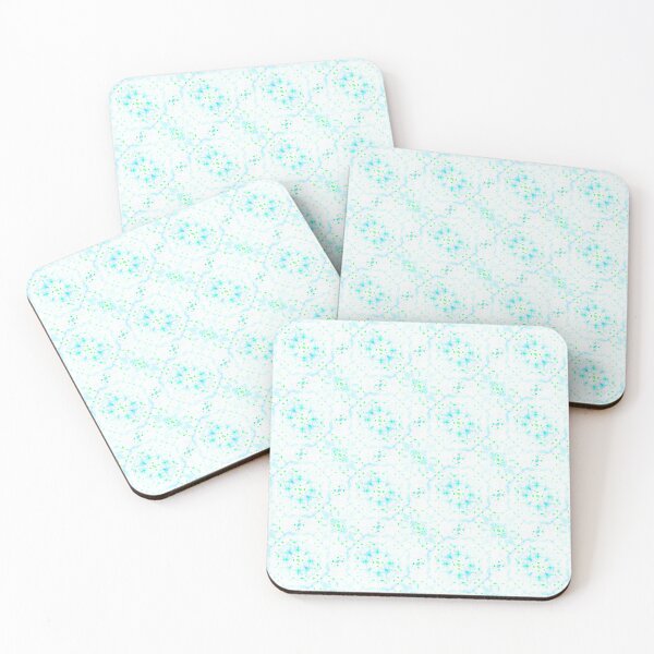 Item preview, Soft Baby Blue Green Spring and Summer Geometric Pattern designed and sold by PatternPerfect.