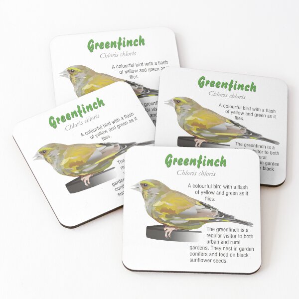 Item preview, Greenfinch Garden Bird Illustration designed and sold by BijouArt.