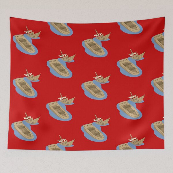 Item preview, Sinking Boat Outdoor Adventure * Black Summer designed and sold by Yakisha Gates.