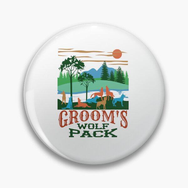 Item preview, Groom's Wolf Pack Wedding designed and sold by jaygo.