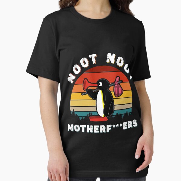 Vista previa del artículo con la obra «Noot Noot Pingu Camisa Noot Meme Regalo, Pingu Noot Noot Motherf», diseñado y vendido por AndreKemmerzell.