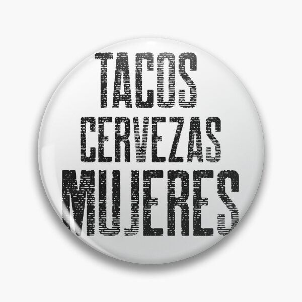 Item preview, Tacos Cervezas Mujeres Funny Spanish Quote  designed and sold by Zuuag.