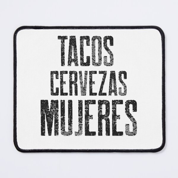 Item preview, Tacos Cervezas Mujeres Funny Spanish Quote designed and sold by Zuuag.