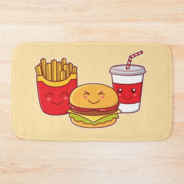 Item preview, Kawaii Burger and French Fries designed and sold by Hixon House.