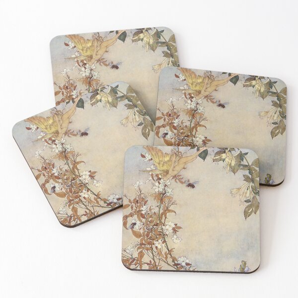 Item preview, Fairy and the Bee By Edmund Dulac  designed and sold by ArtHistoryLover.