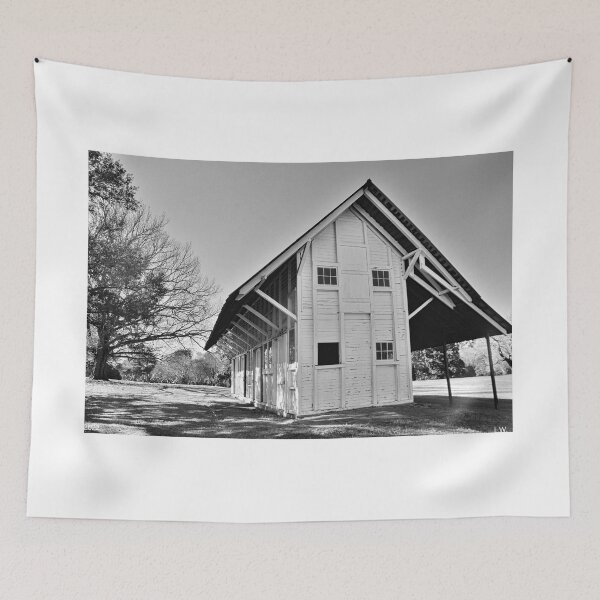 Item preview, Redcliffe Plantation Barn South Carolina Black And White designed and sold by LisaWootenPhoto.