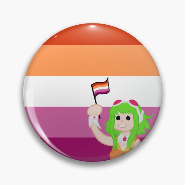 Item preview, Bandera lesbiana Gumi Megpoid designed and sold by Vee-s-World-111.